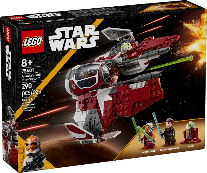 75401 Ahsoka's Jedi Interceptor - USED