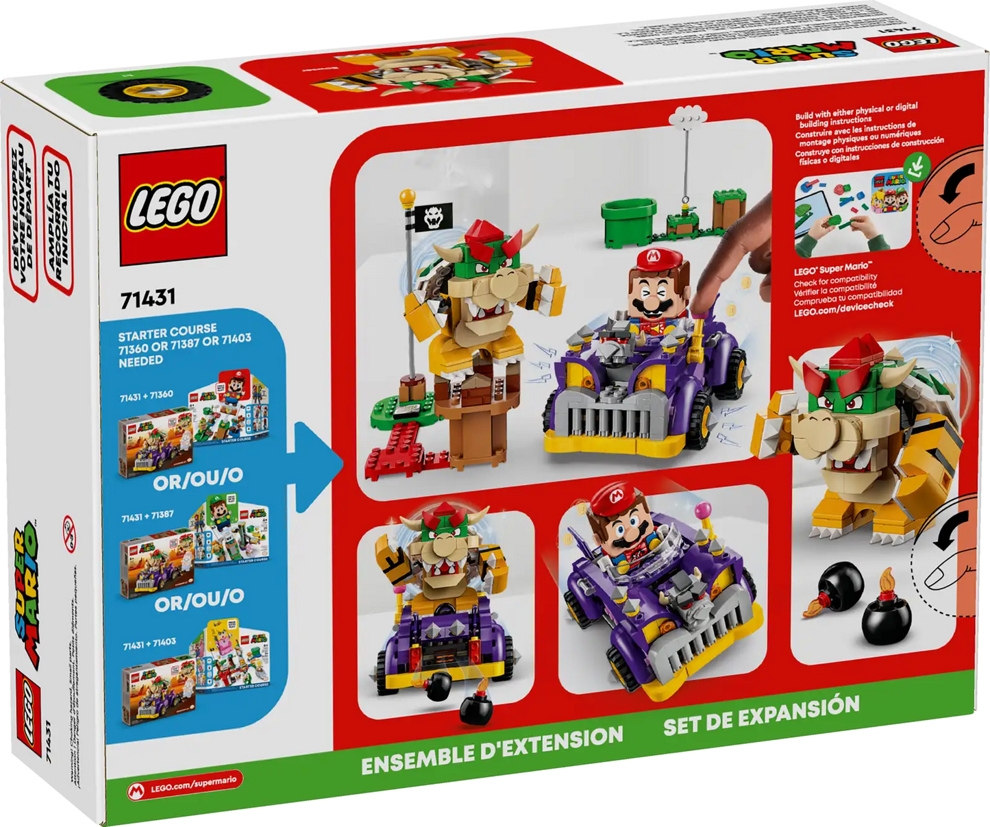 71431 Bowser's Muscle Car Expansion Set