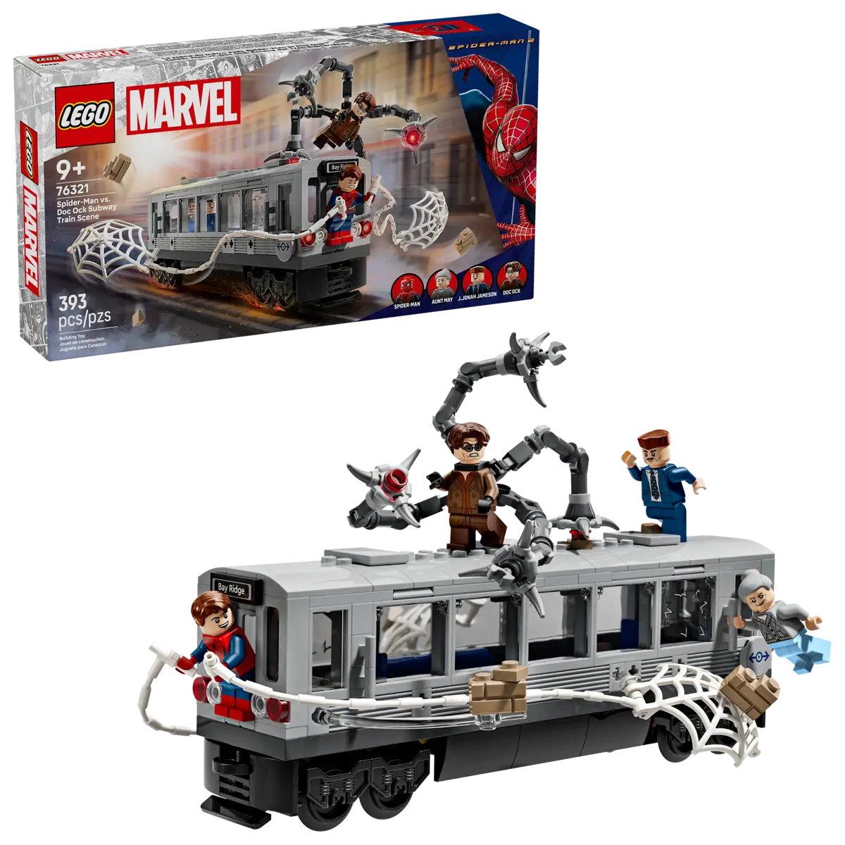 76321 Spider-Man vs. Doc Ock Subway Train Scene