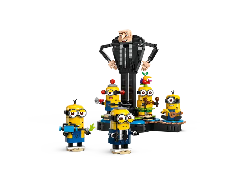 75582 Brick-Built Gru and Minions - CERTIFIED