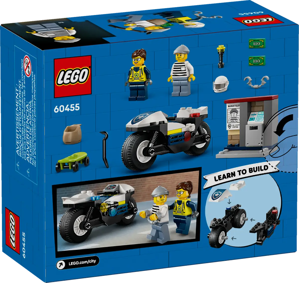 60455 Police Motorcycle Chase