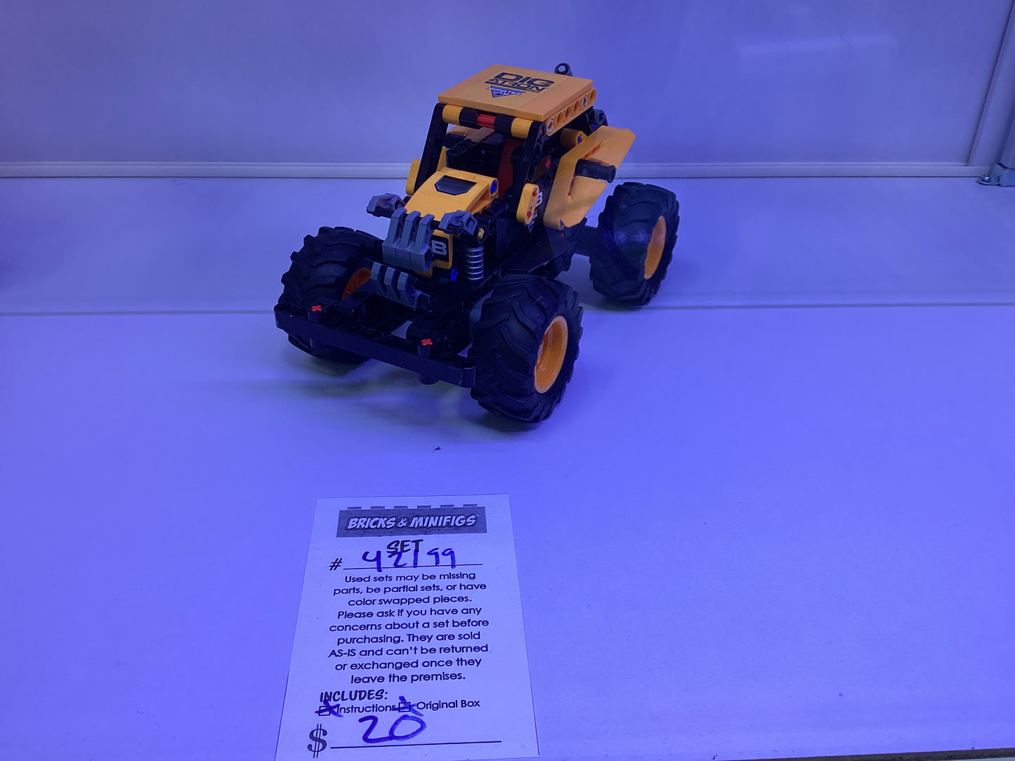 42199 Monster Jam DIGatron Pull-Back - USED