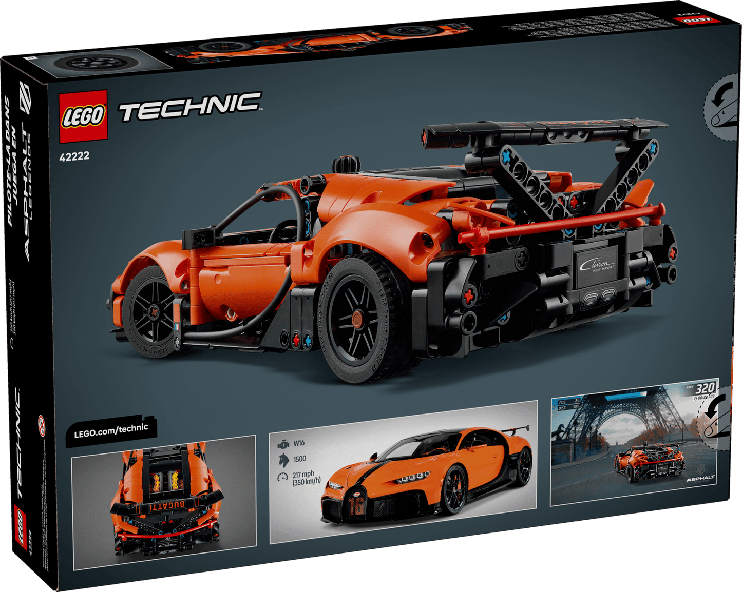 42222 technic Bugatti Chiron Pur Sport