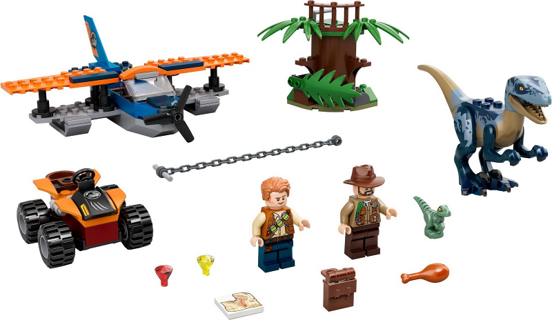 75942 Velociraptor: Biplane Rescue Mission