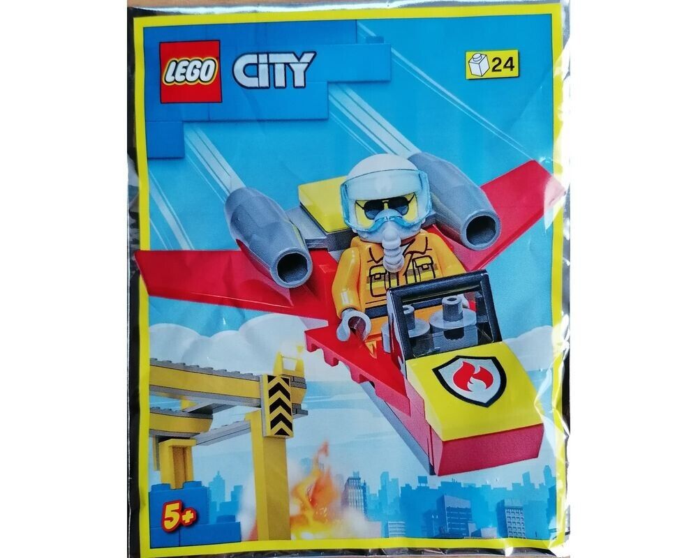 952209 City Fireman Jet Foil Pack Set