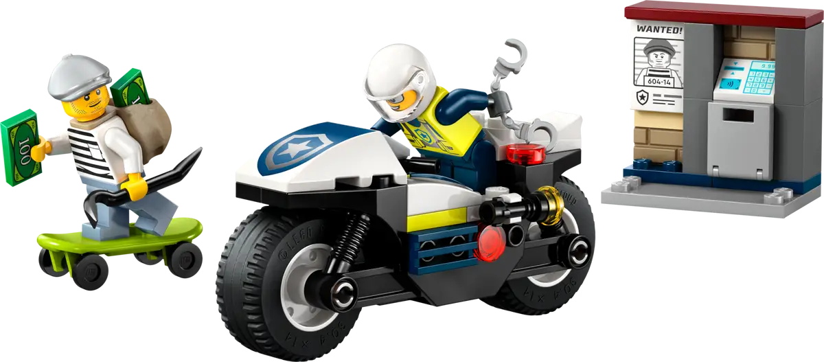 60455 Police Motorcycle Chase
