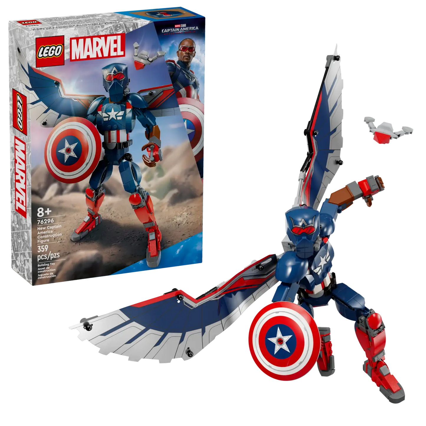 76296 New Captain America Construction Figure