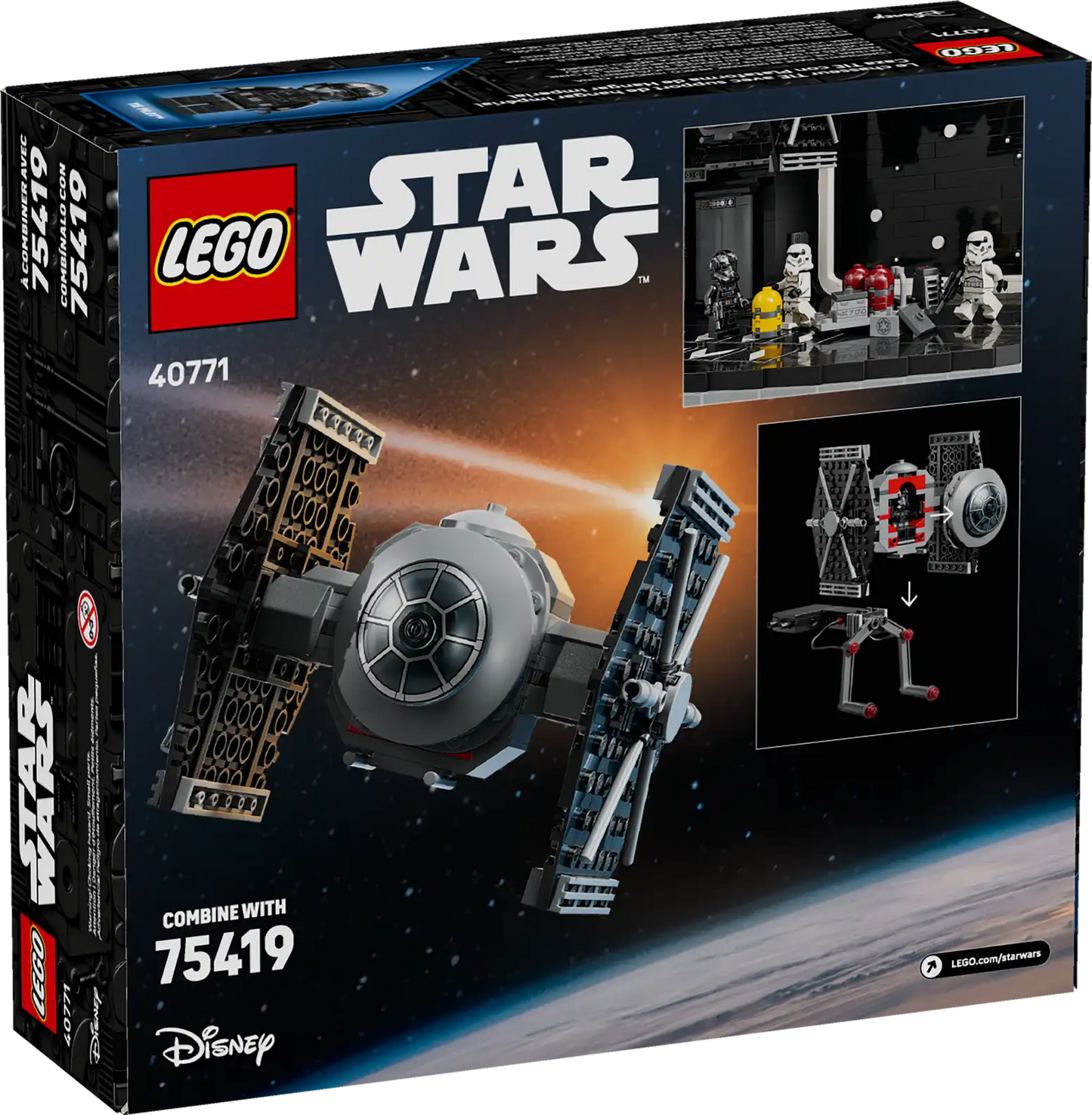 40771 TIE Fighter with Imperial Hangar Rack