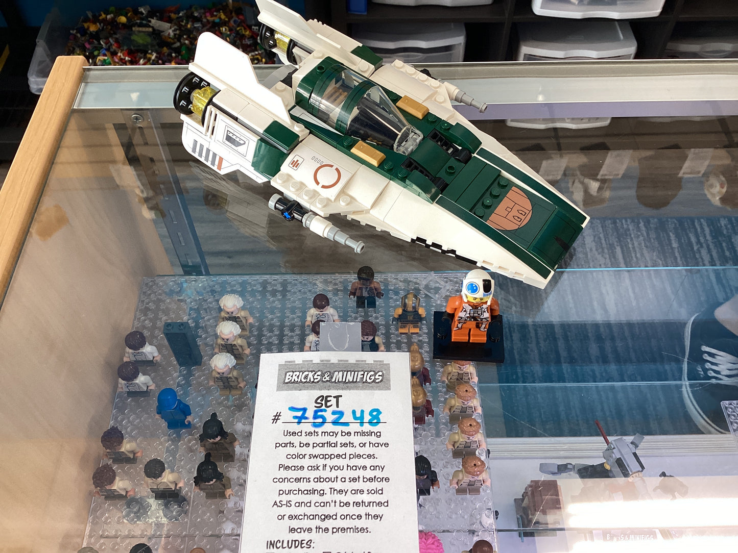 75248 Resistance A-Wing Starfighter - USED