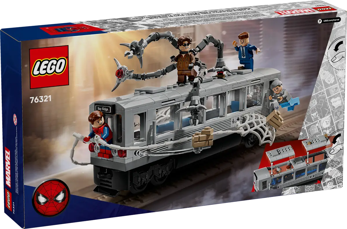 76321 Spider-Man vs. Doc Ock Subway Train Scene