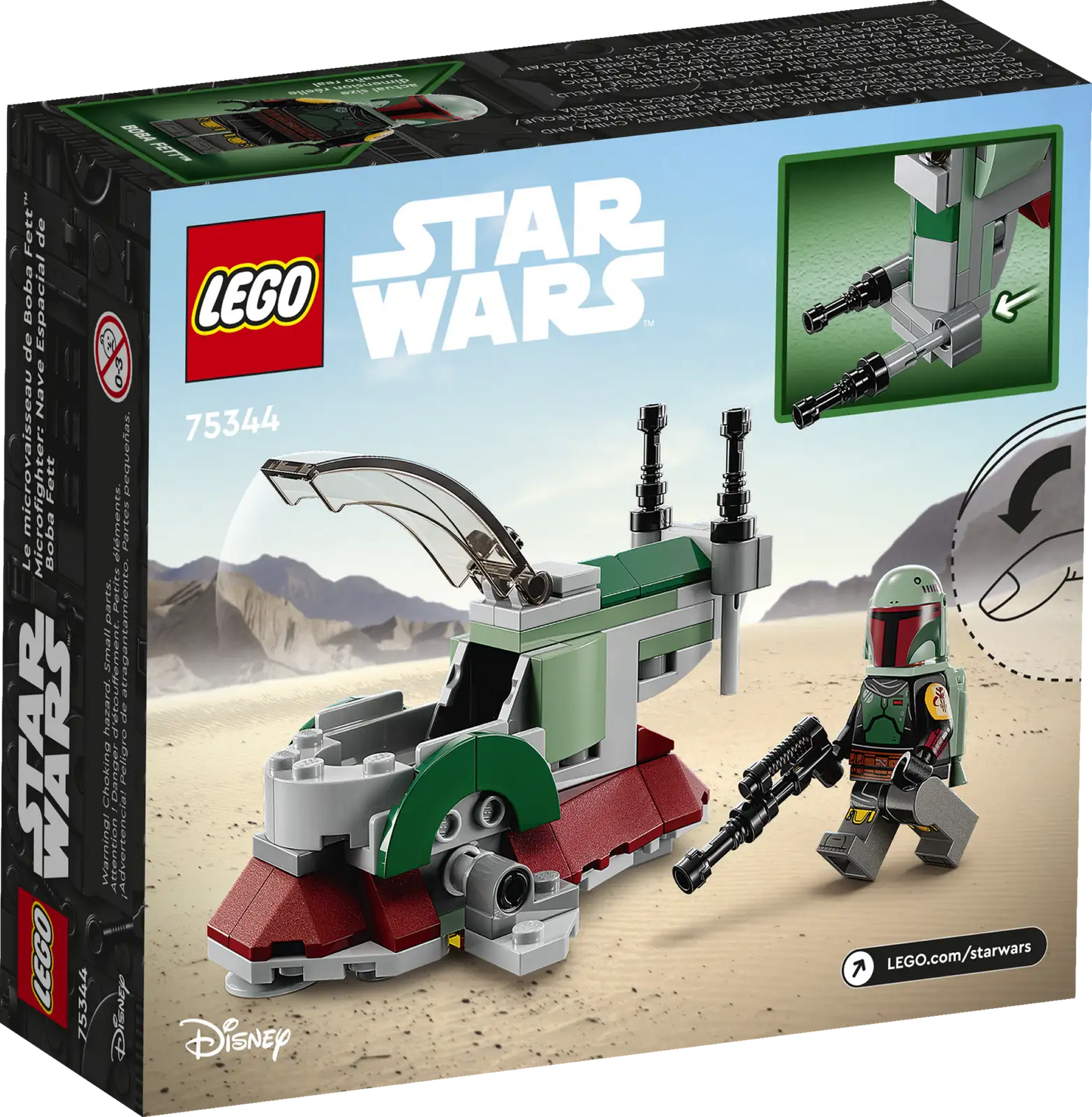 75344 Boba Fett’s Starship Microfighter