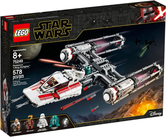 75249 Resistance Y-Wing Starfighter - USED