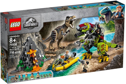 75938 T. rex vs Dino-Mech Battle - USED