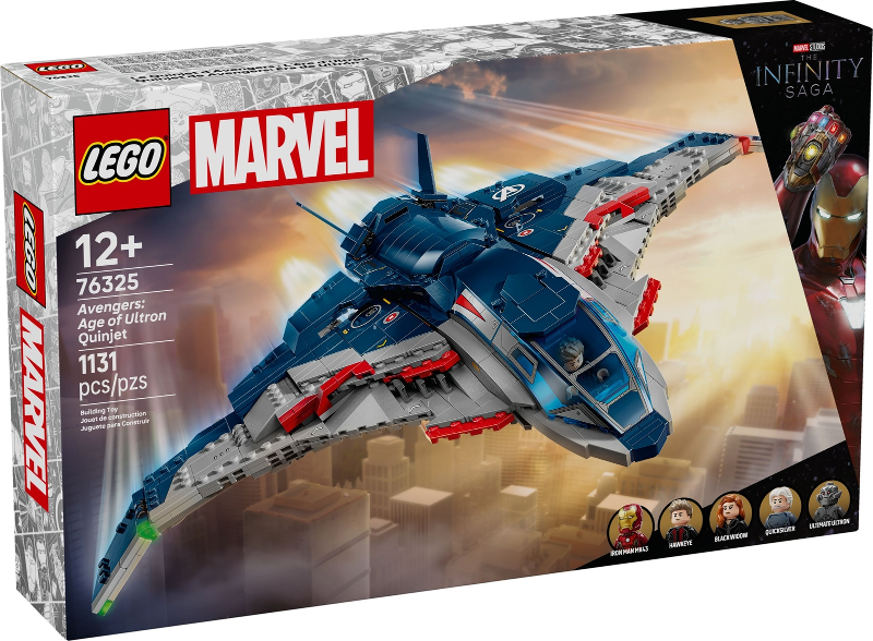 76325 Avengers: Age of Ultron Quinjet - USED