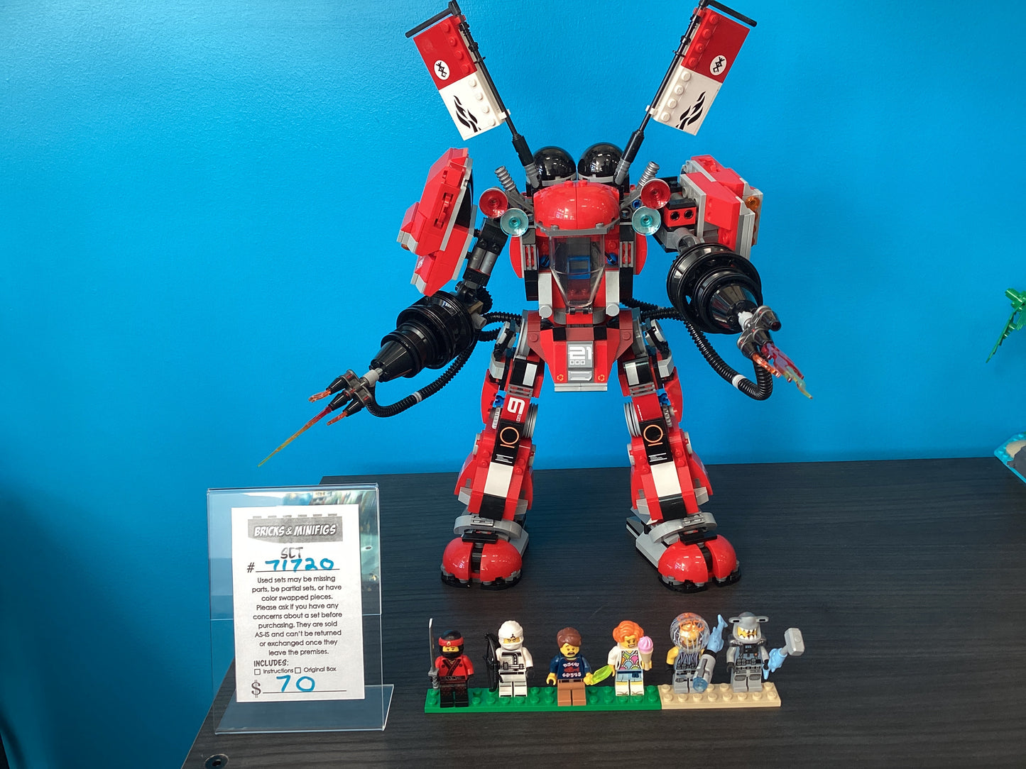 70615 Ninjago Fire Mech - USED