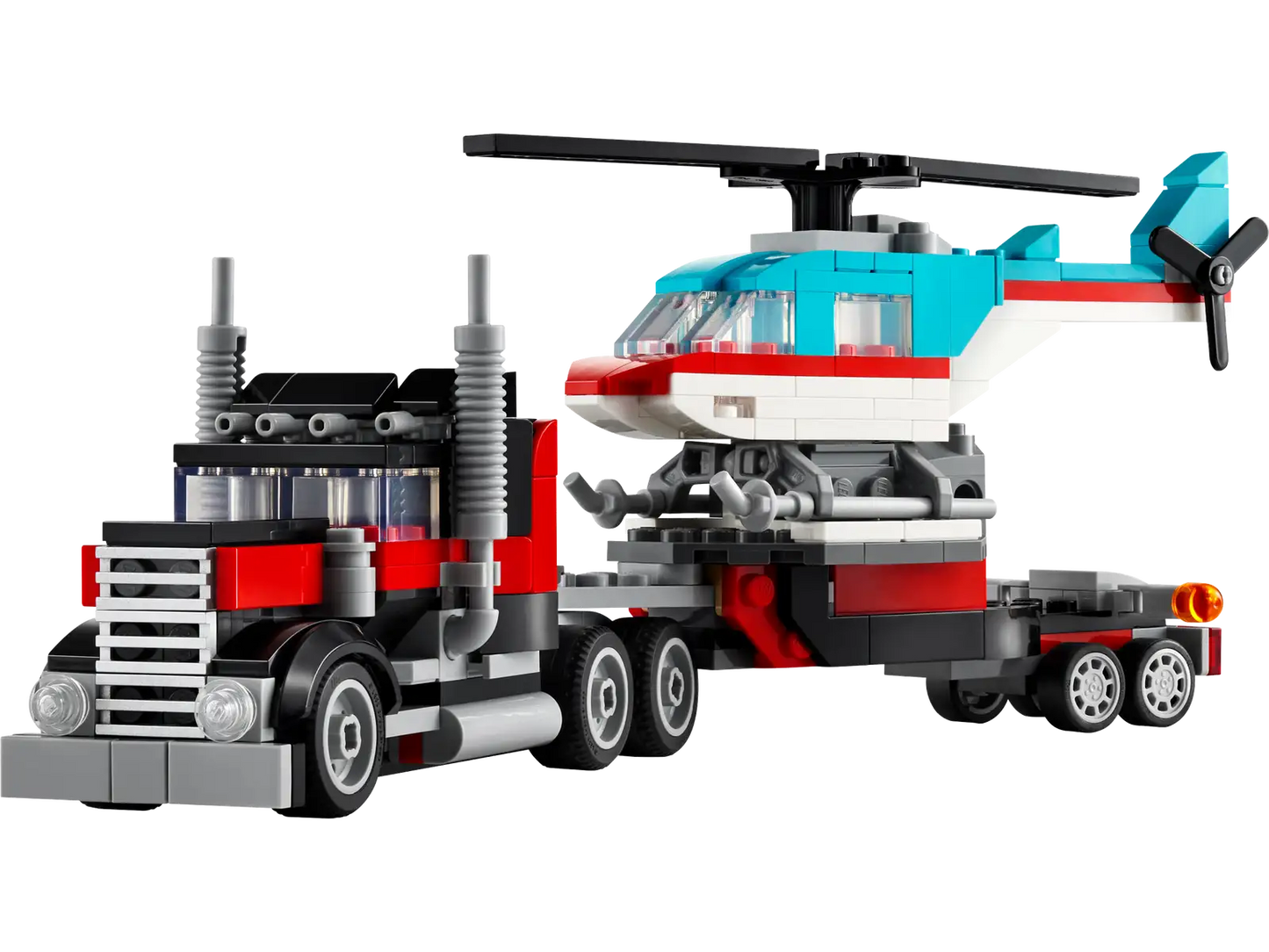 31146 Flatbed Truck with Helicopter - CERTIFIED