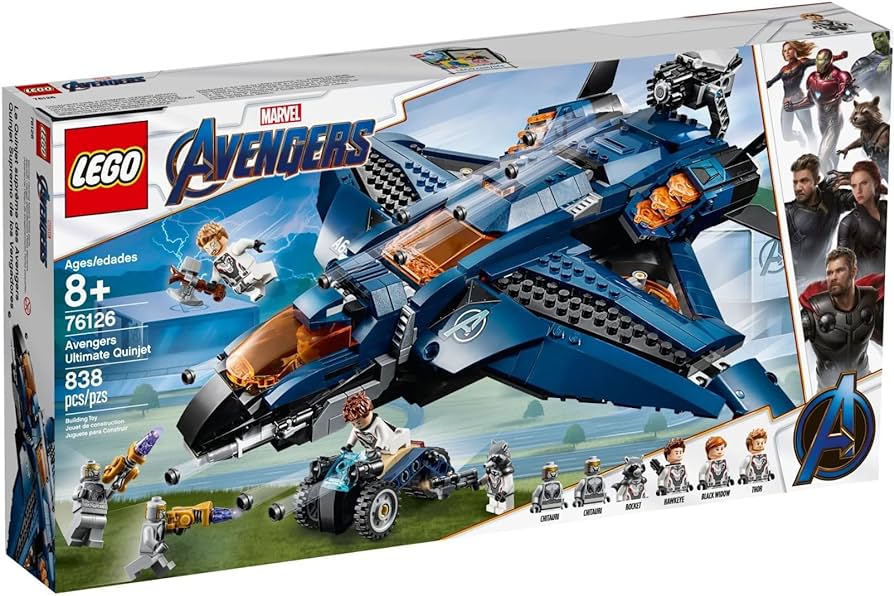 76126 Avengers Ultimate Quinjet - Used