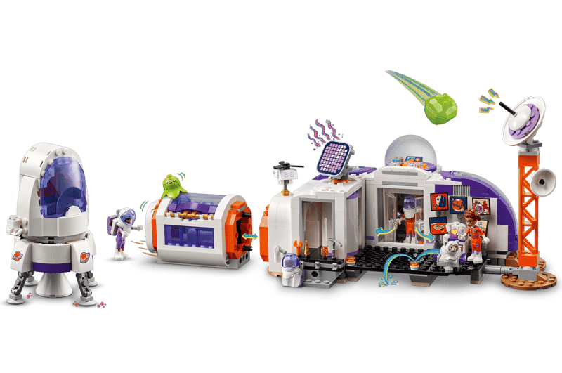 42605 Mars Space Base and Rocket