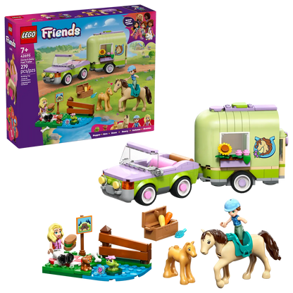 42695 Horse & Baby Foal Trailer