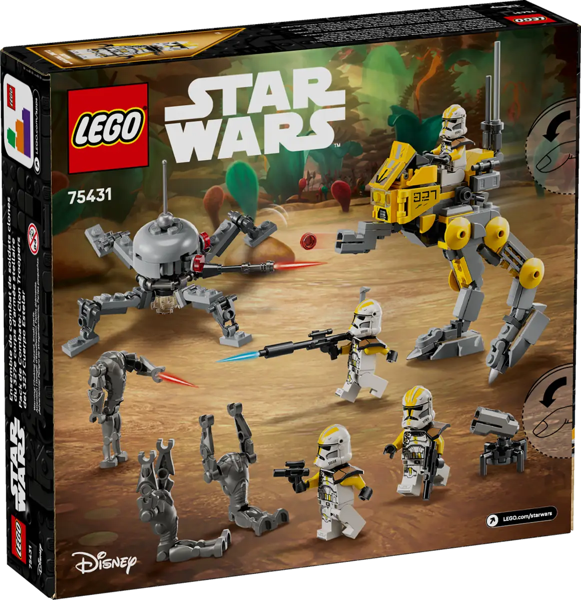 75431 327th Star Corps Clone Troopers Battle Pack