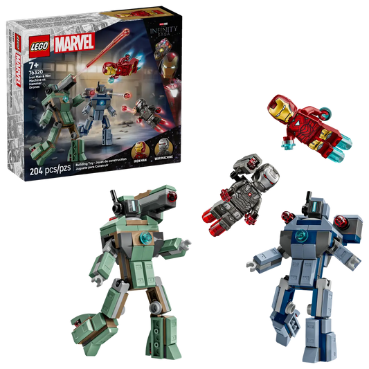 76320 Iron Man & War Machine vs. Hammer Drones