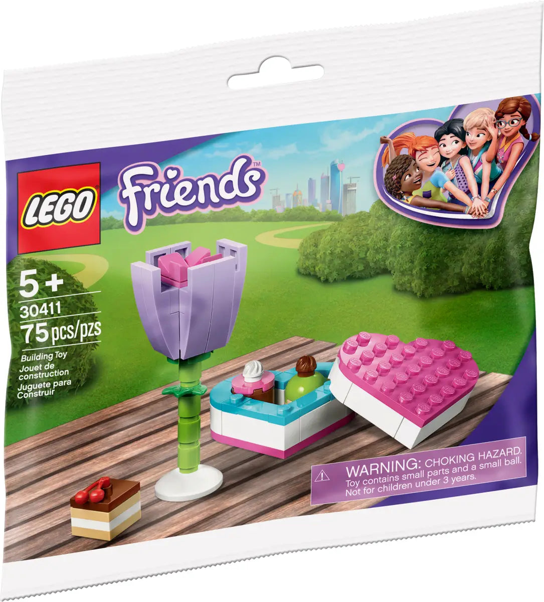 30411 Chocolate Box & Flower polybag