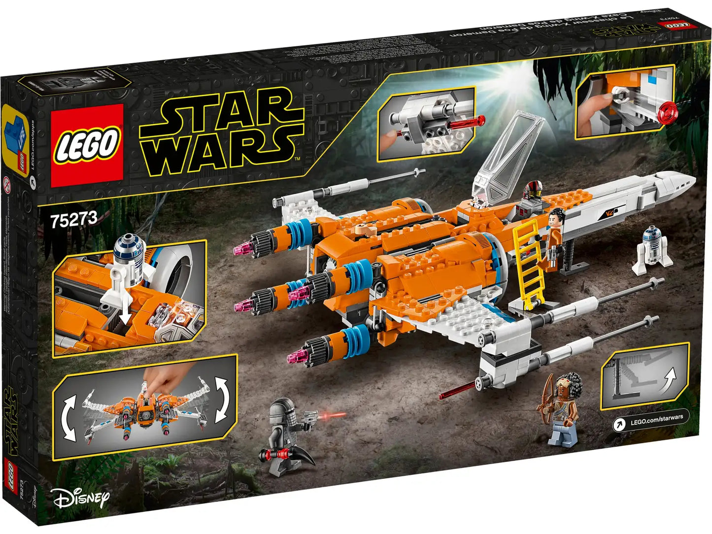 75273 Poe Dameron’s X-wing Fighter