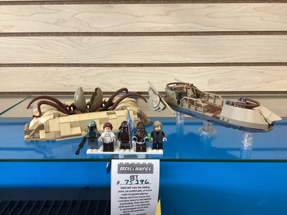 75396 Desert Skiff & Sarlacc Pit -USED