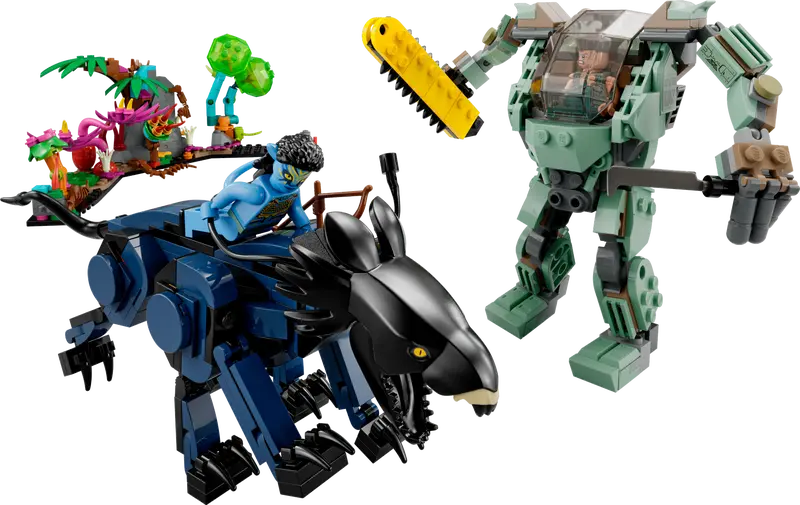 75571 Avatar Neytiri & Thanator vs AMP Suit Quaritch