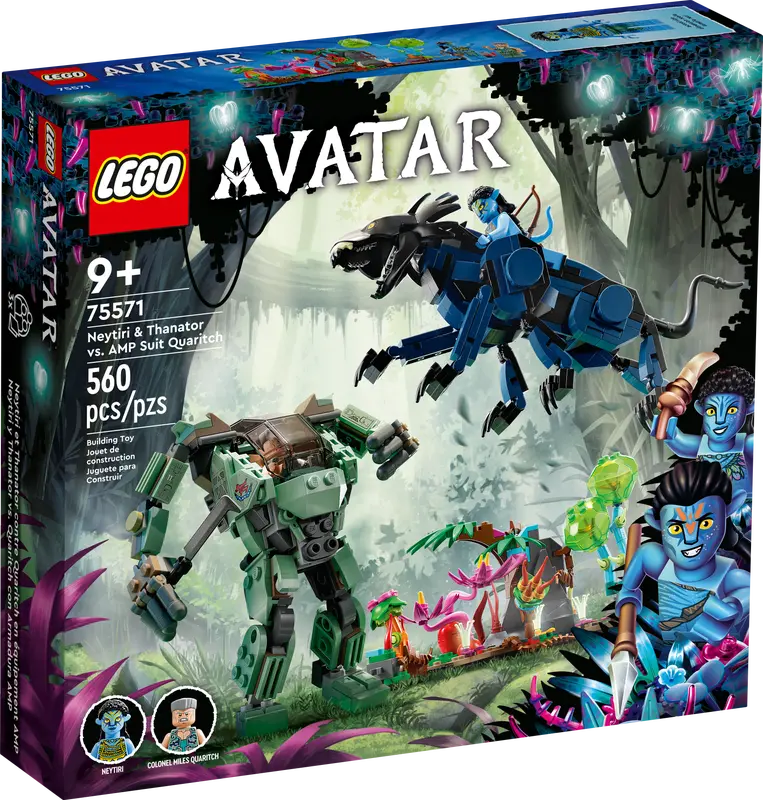 75571 Avatar Neytiri & Thanator vs AMP Suit Quaritch