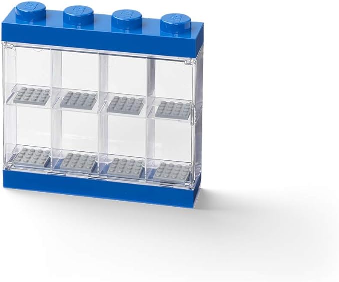 Minifigure Display Case 16 Bright Blue