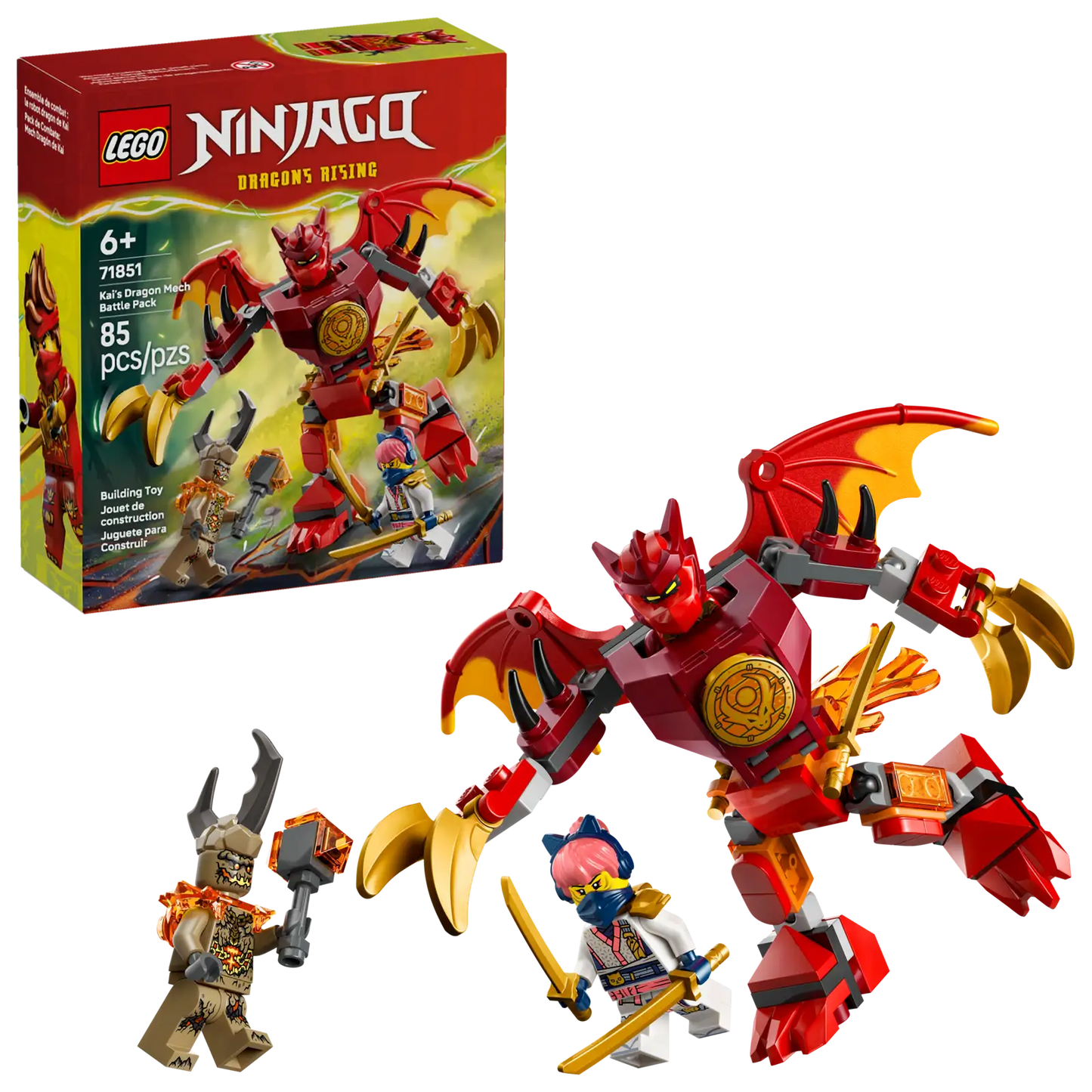 71851 Kai’s Dragon Mech Battle Pack