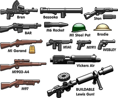 WW2 Allies Weapons Pack v3