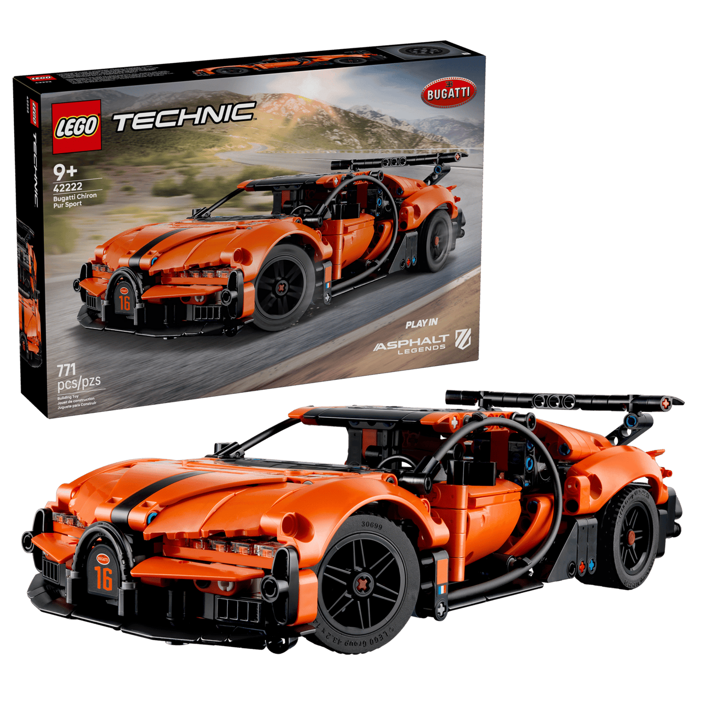 42222 technic Bugatti Chiron Pur Sport