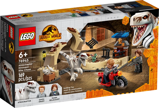 76945 Atrociraptor Dinosaur: Bike Chase