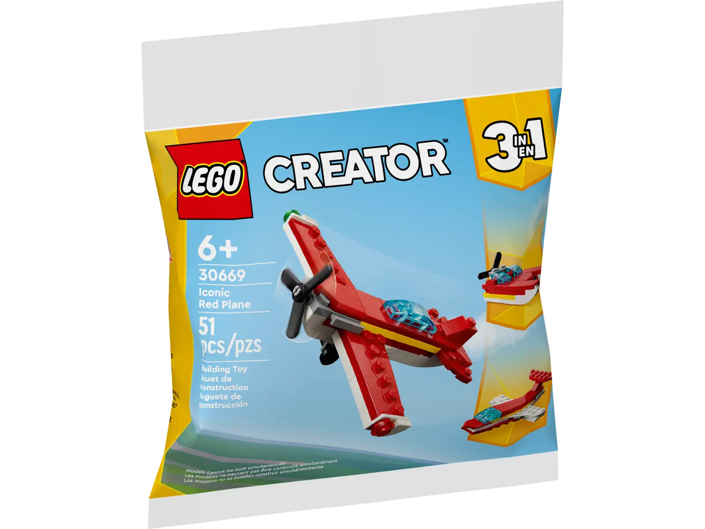 30669 Iconic Red Plane