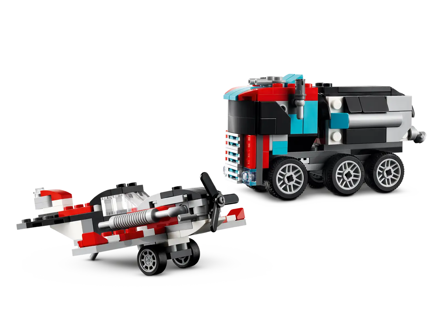31146 Flatbed Truck with Helicopter - CERTIFIED