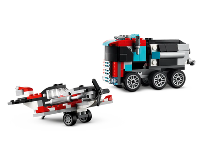 31146 Flatbed Truck with Helicopter - CERTIFIED