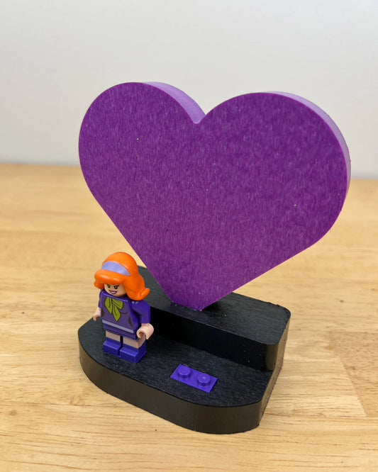 Display Heart - Purple