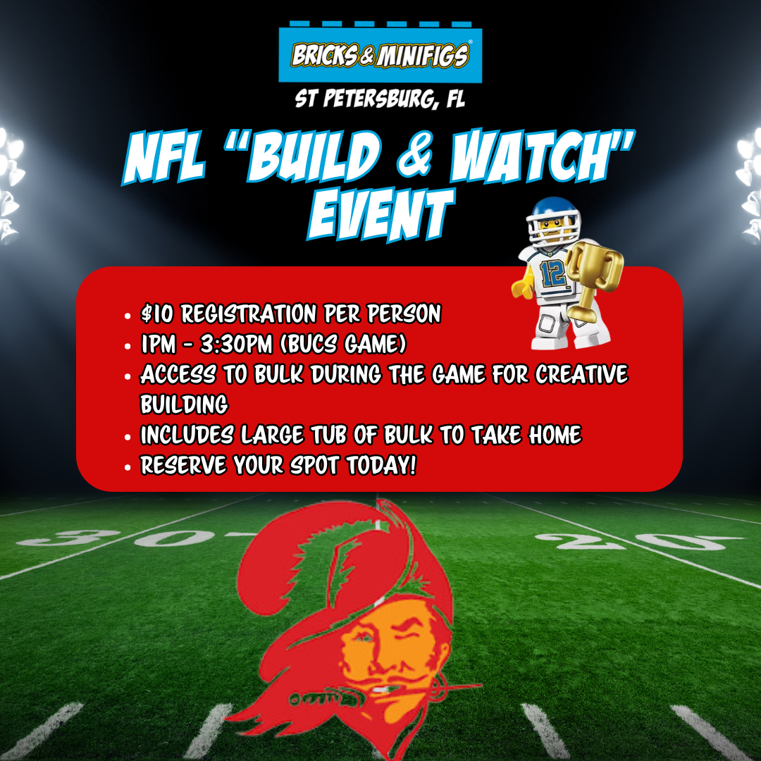 Football Build & Watch - Bucs Game
