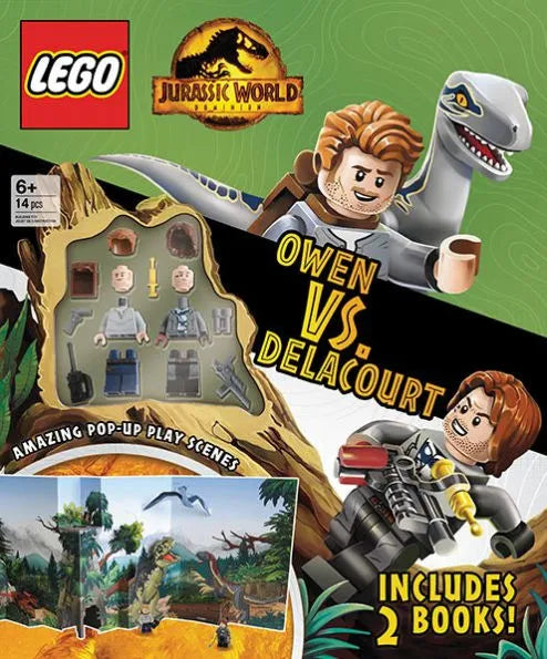Jurassic World Owen vs Delacourt Book Bundle