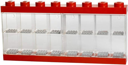 Minifigure Display Case 16 Red