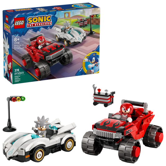 77118 Silver's Car vs. Knuckles' Monster Truck