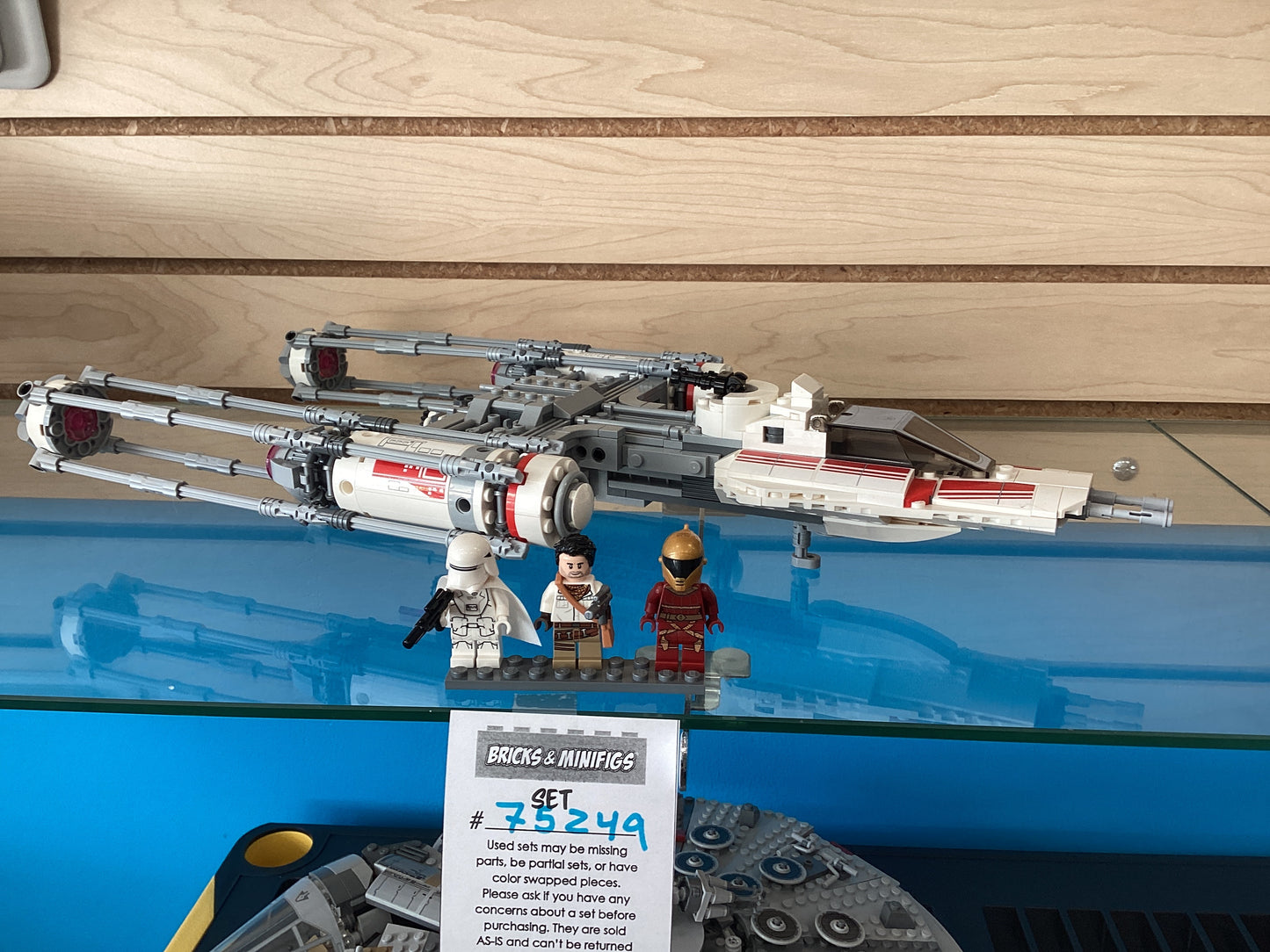 75249 Resistance Y-Wing Starfighter - USED