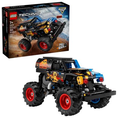 42219 Monster Jam Grave Digger Fire and Ice