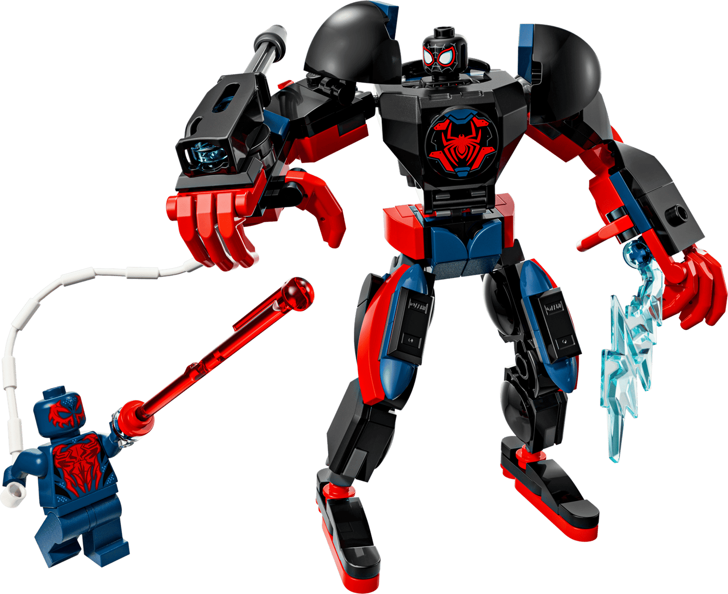 76337 Miles Morales Mech vs. Spider-Man 2099