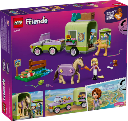 42695 Horse & Baby Foal Trailer