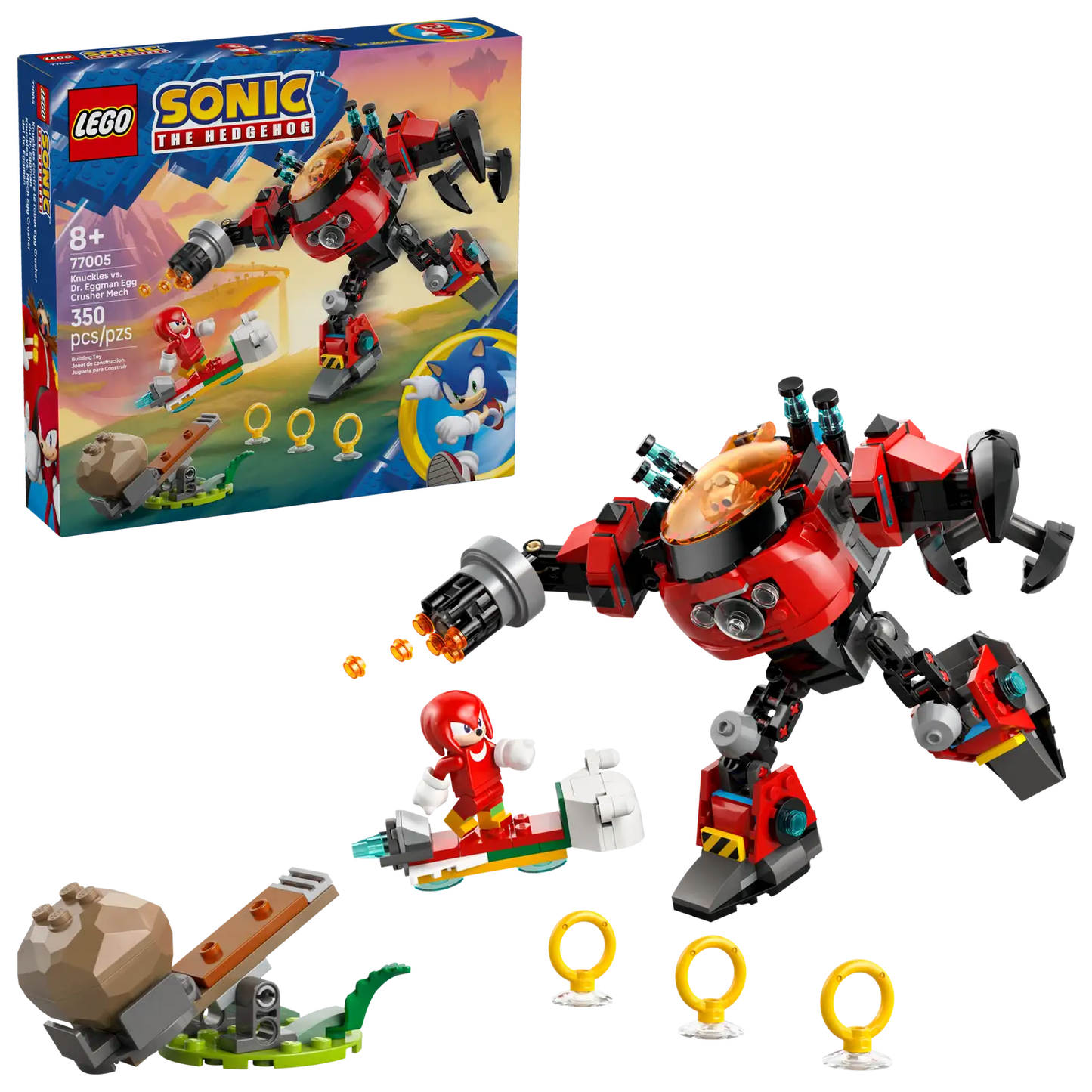 77005 Knuckles vs. Dr. Eggman Egg Crusher Mech