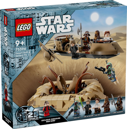 75396 Desert Skiff & Sarlacc Pit -USED