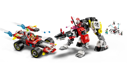 71497 Cooper's Tiger Mech & Zero's Hot Rod Car